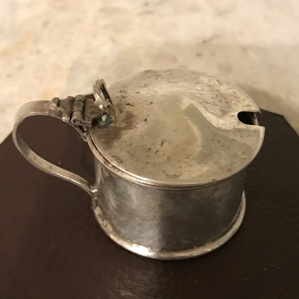 Vintage Miniature England Mustard Pot